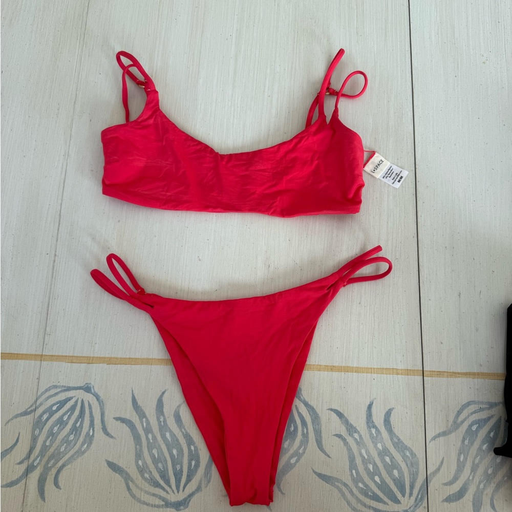 Lspace Pink Bikini Set